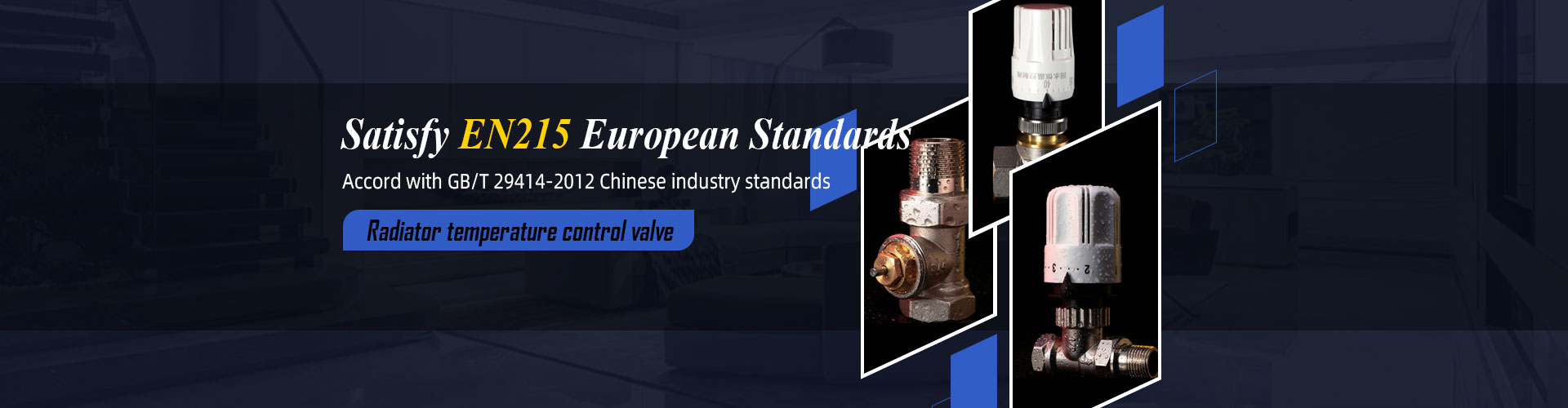 Floor heating return water thermostatic control valve